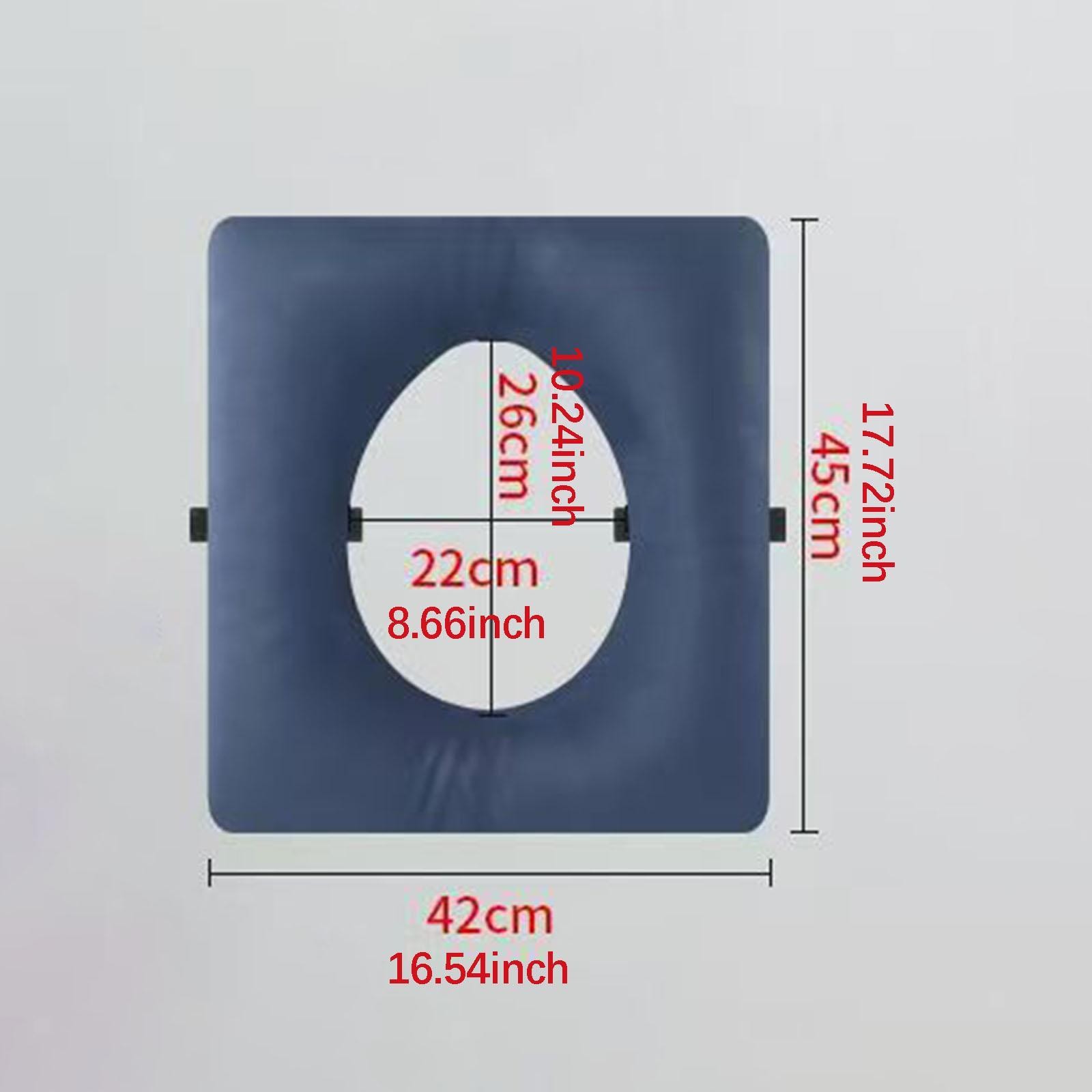Toilet Seat Cushion Bedside Commode Cushion High Density Home Enhanced Comfort