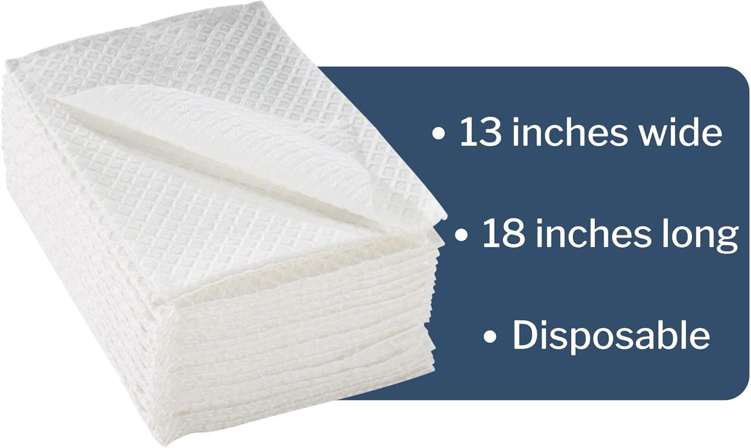 Disposable Towels [Pack of 500] for Dental Bibs, Nails, Tattoo, Dentist, Medical