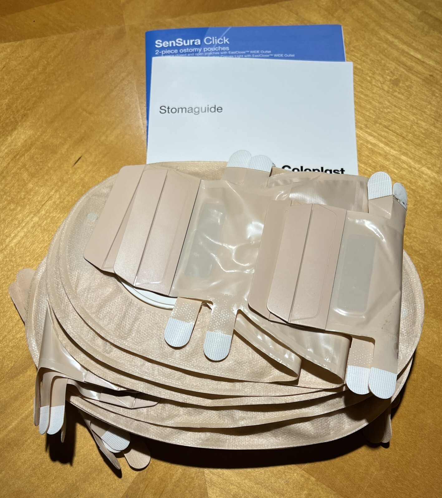 SenSura Click 2-Piece Drainable Pouch w/EasiClose Transparent – 17 Count