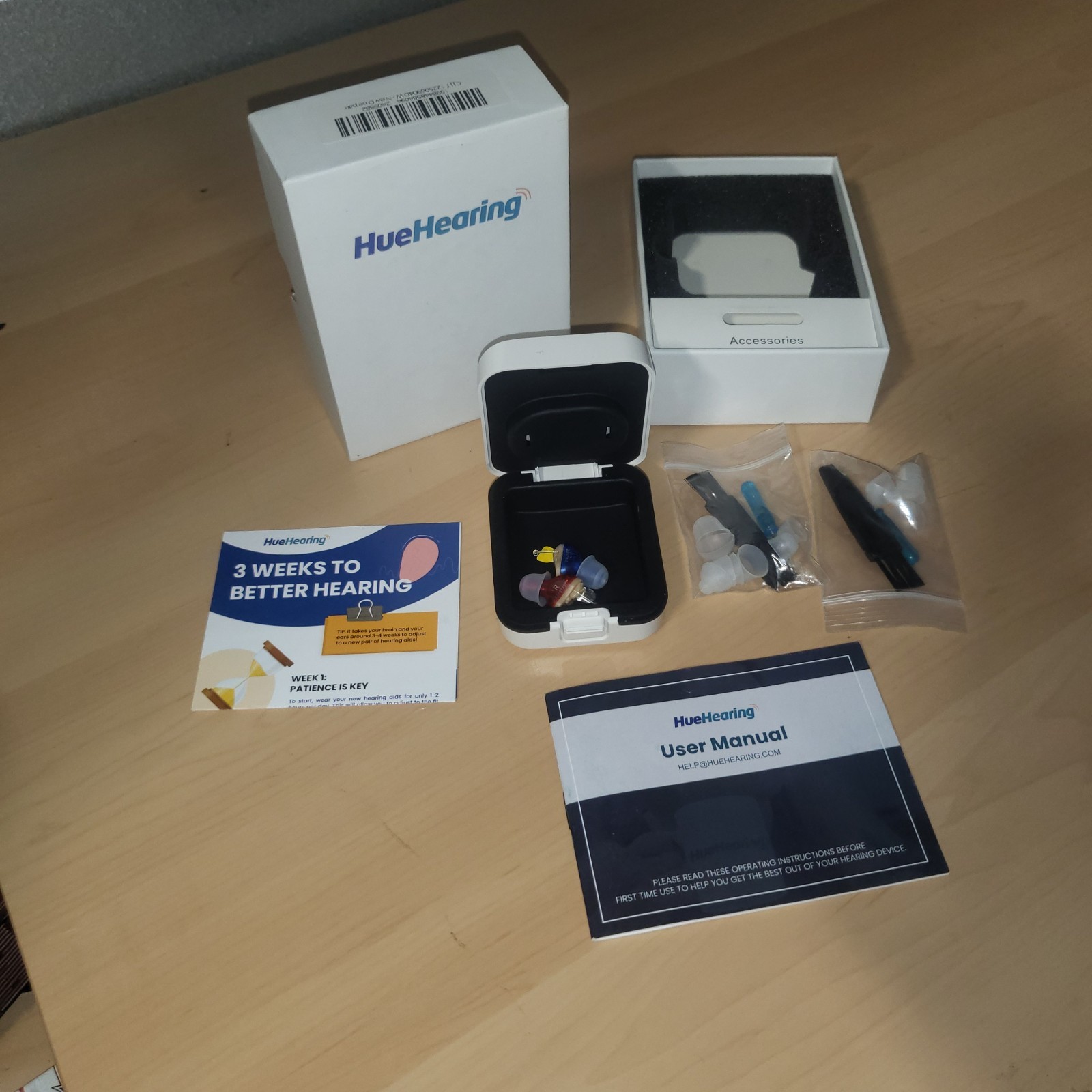 HueHearing Device CIC R&B 10A Set