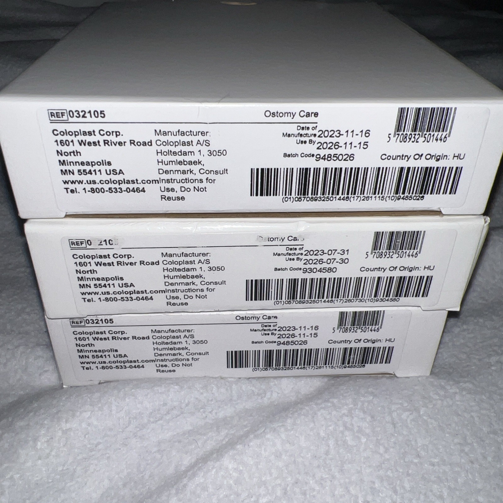 3 Boxes of Coloplast Stoma Skin Protective Sheet Brava 4X4 Inch 032105 (10/box)