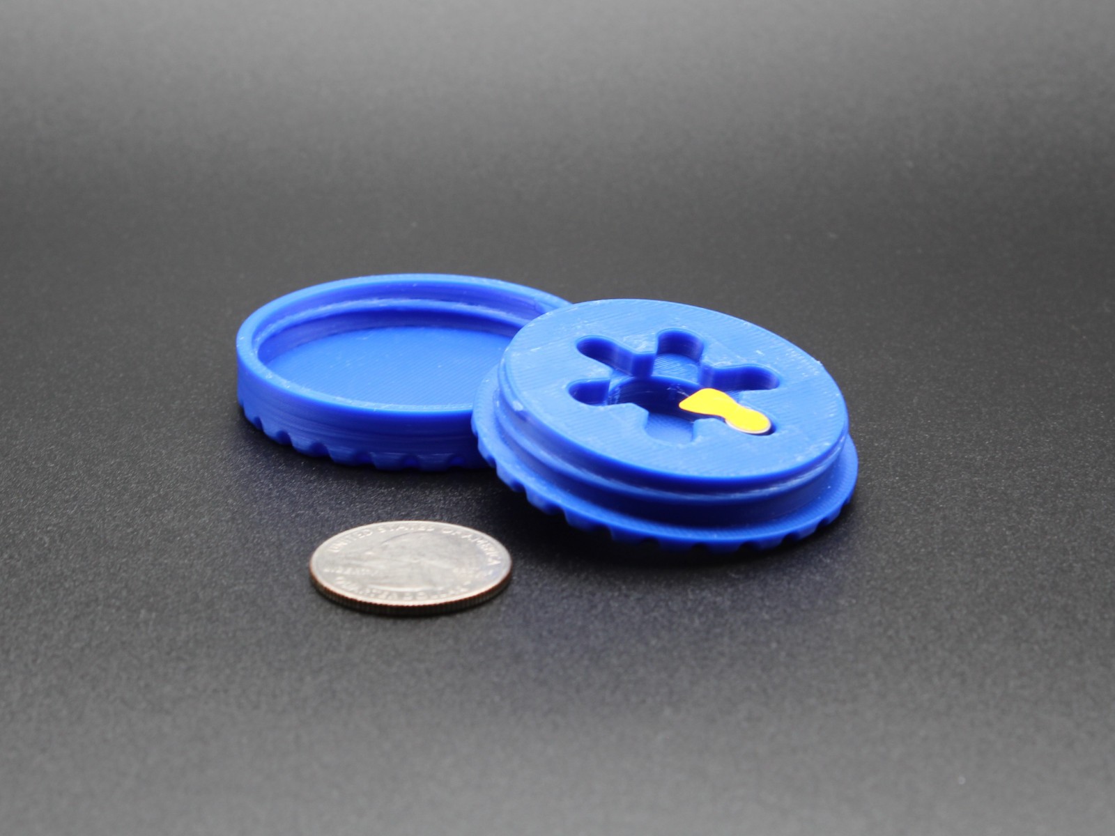 Mini Magnetic #10 Hearing Aid Battery Case | Holder | Caddy