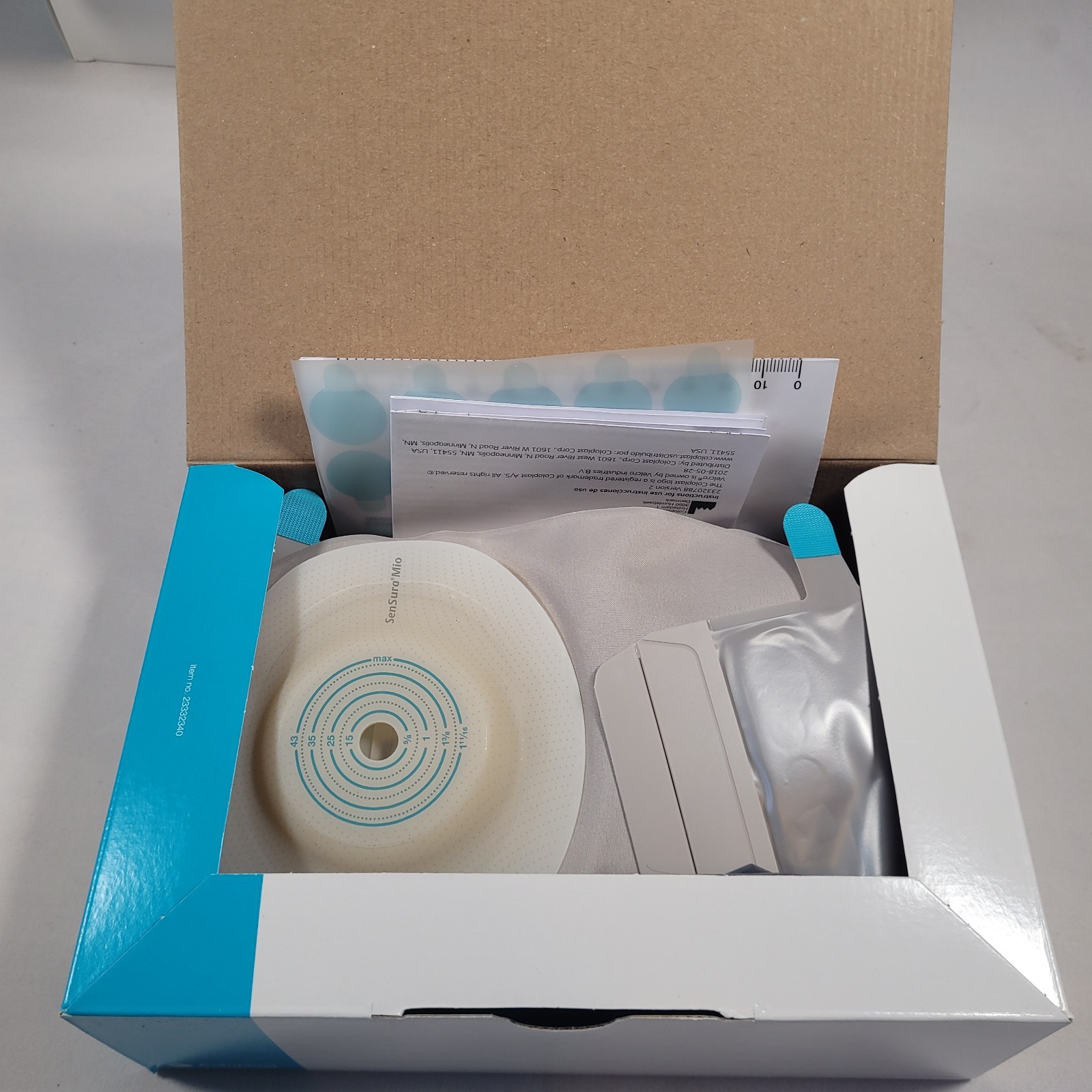 Coloplast SenSura Mio Convex Ostomy Pouch 16767 Wide Outlet 10/Box Exp 2027