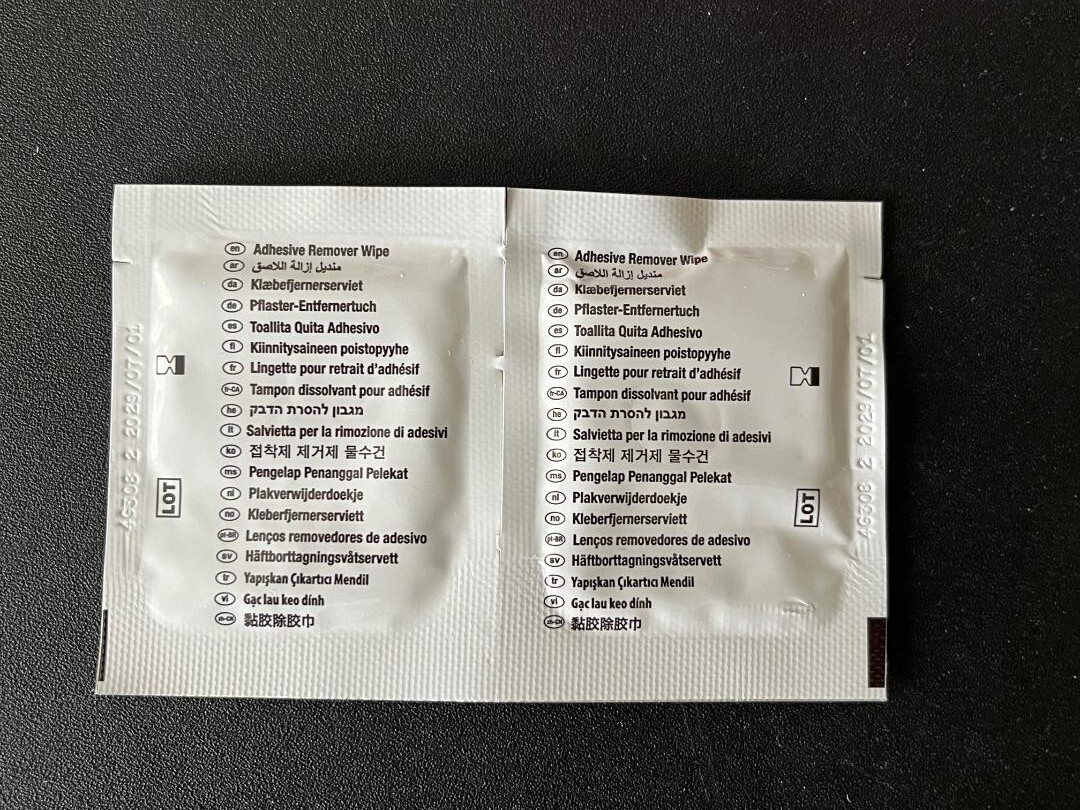 New in Box Hollister Adapt #7760 Adhesive Remover Wipes No Sting EXP 07/2029