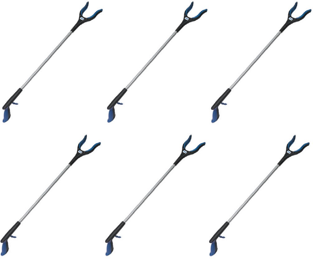 Ettore 49036 32″ Grip’n Grab Mobility Pickup Tool Grabber Reacher – Pack of 6