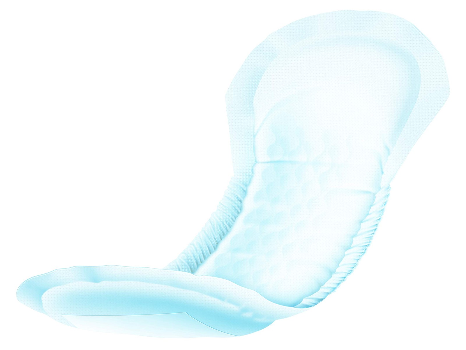 Incontinence Pads 100 Percent Pure Cotton Hypoallergenic 20 Count Soft Absorbent