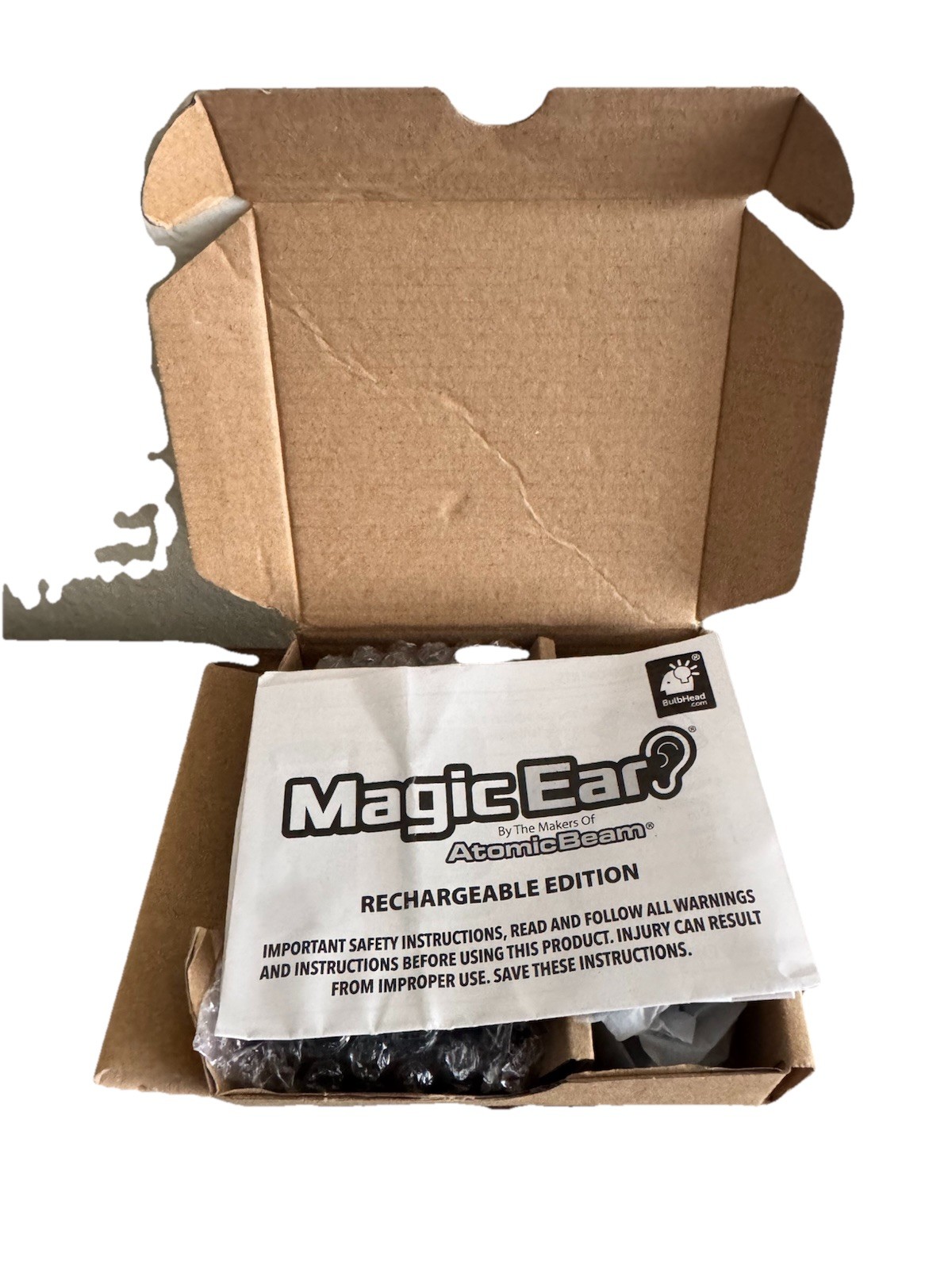 Telebrands Bulbhead As Seen On TV Magic Ear Super Hearing Device 2018 NEW