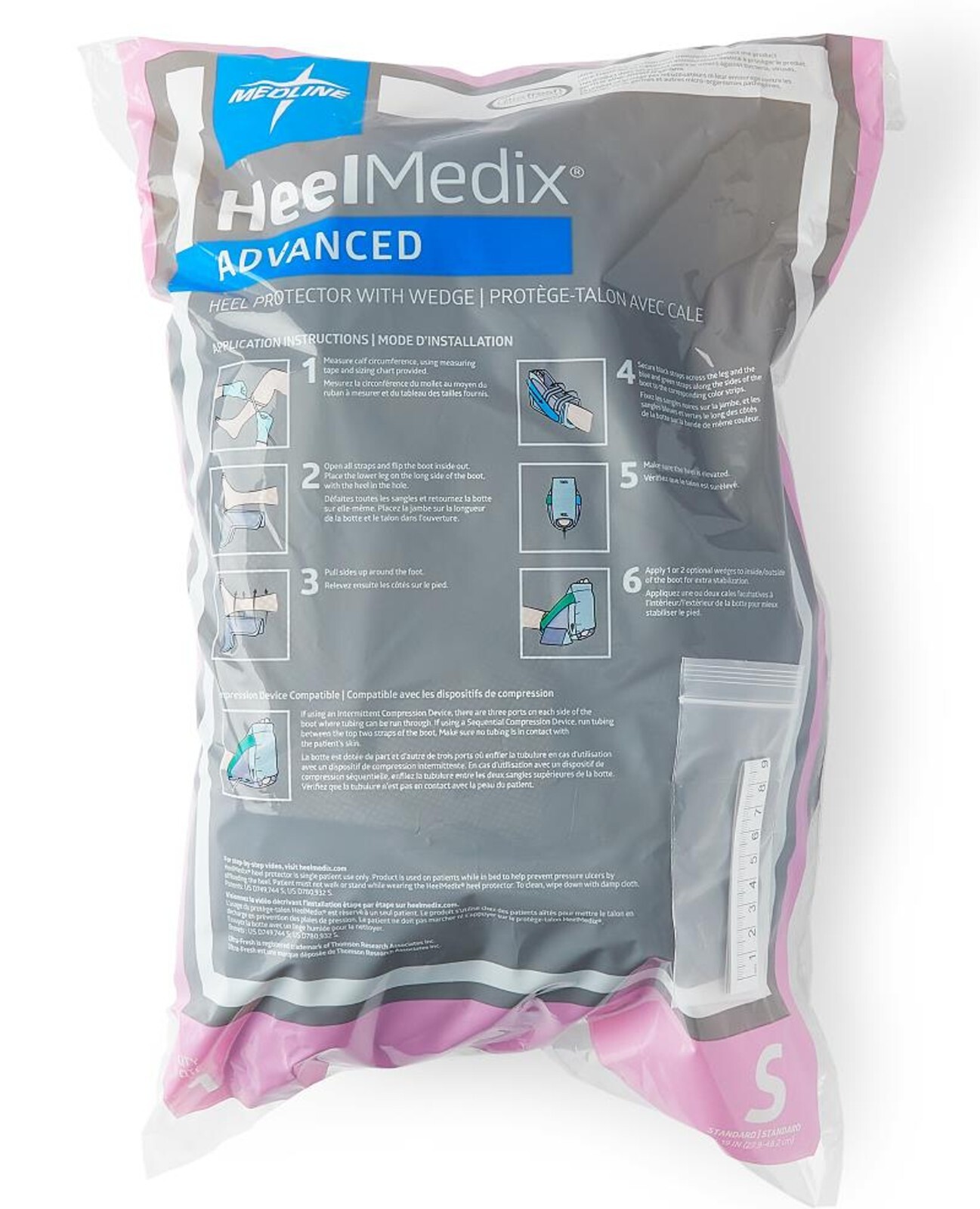 *1-Pack* Medline HeelMedix Advanced Standard Heel Protector MDT823330SW