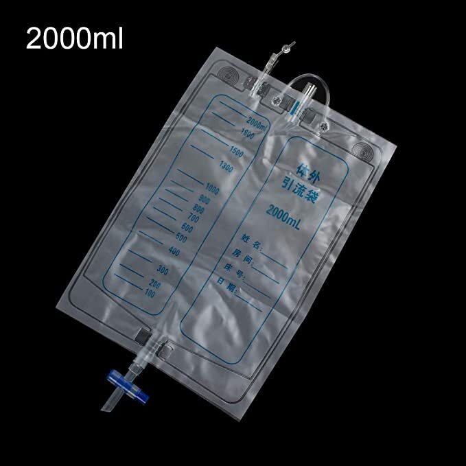 Urine Bag Collector Portable Wearable Collection Urinal Bag Elastic Waistband