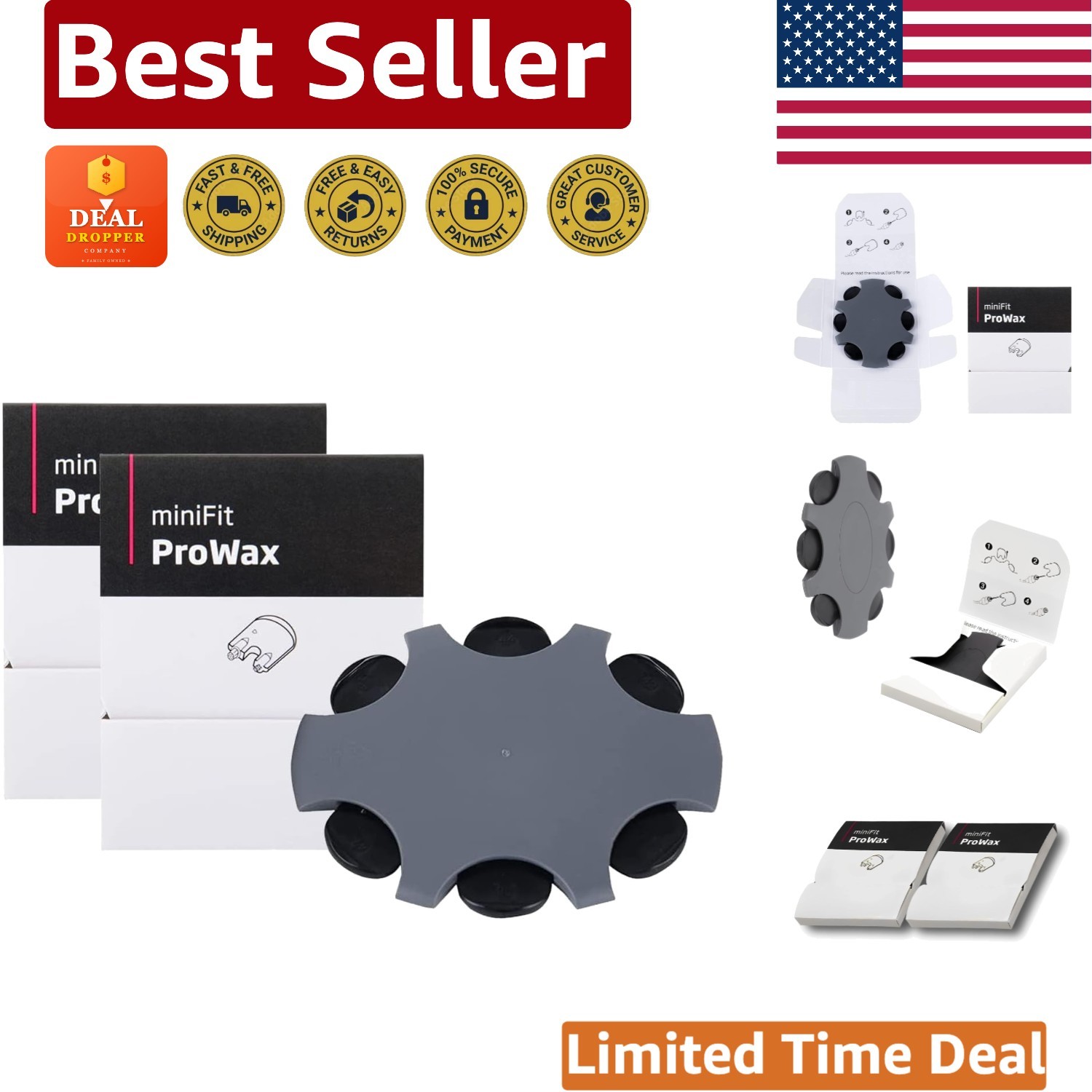Oticon Wax Guards for ProWax MiniFit Hearing Aids – Dustproof & Durable
