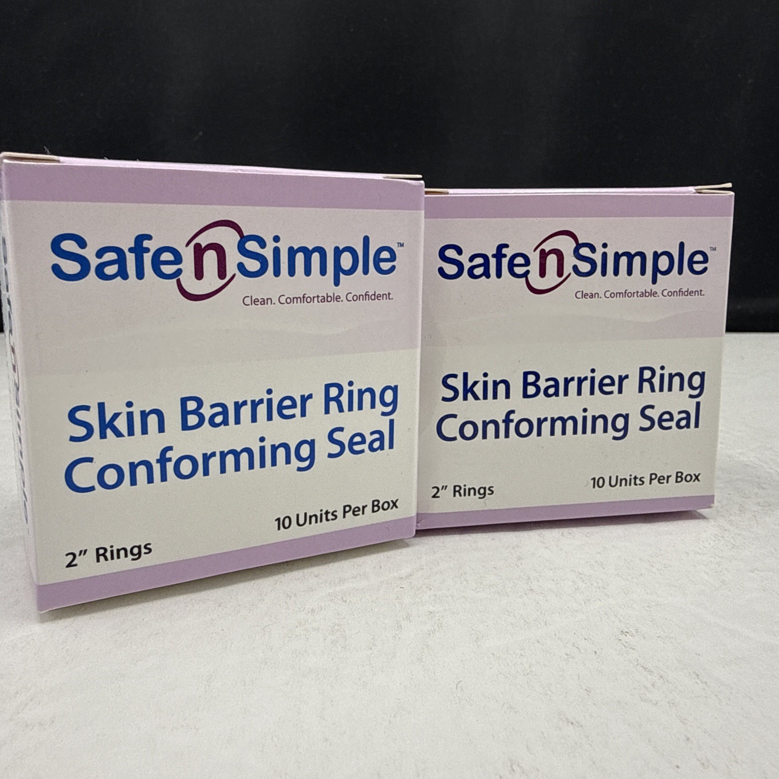 2 Safe N Simple Moldable Skin Barrier 2 Inch Rings Ostomy Supplies (20) EXP 2028