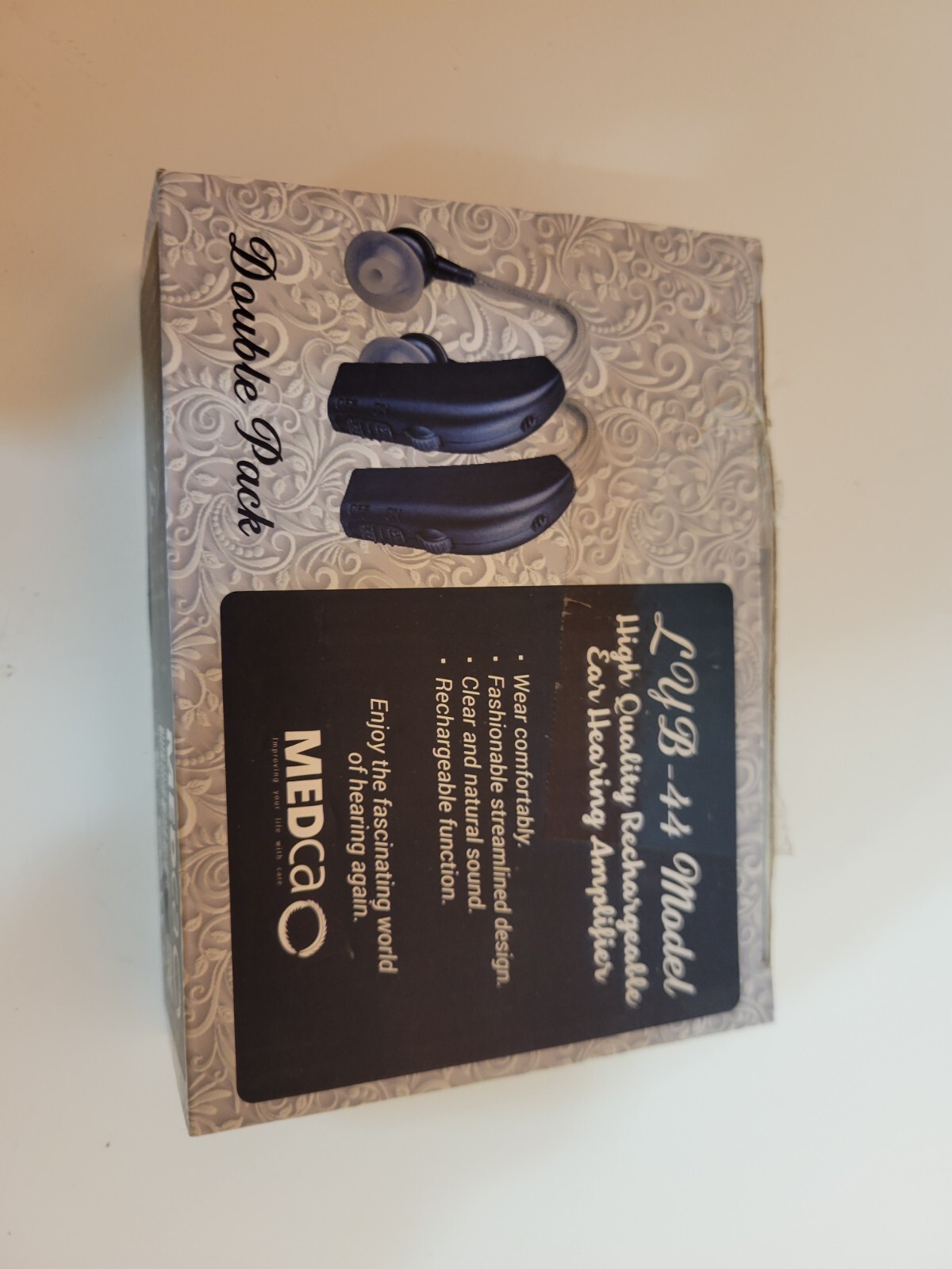 B3II MEDca LYB-44 MODEL High Quality Rechargeable Ear Hearing Amplifier 2 Pack