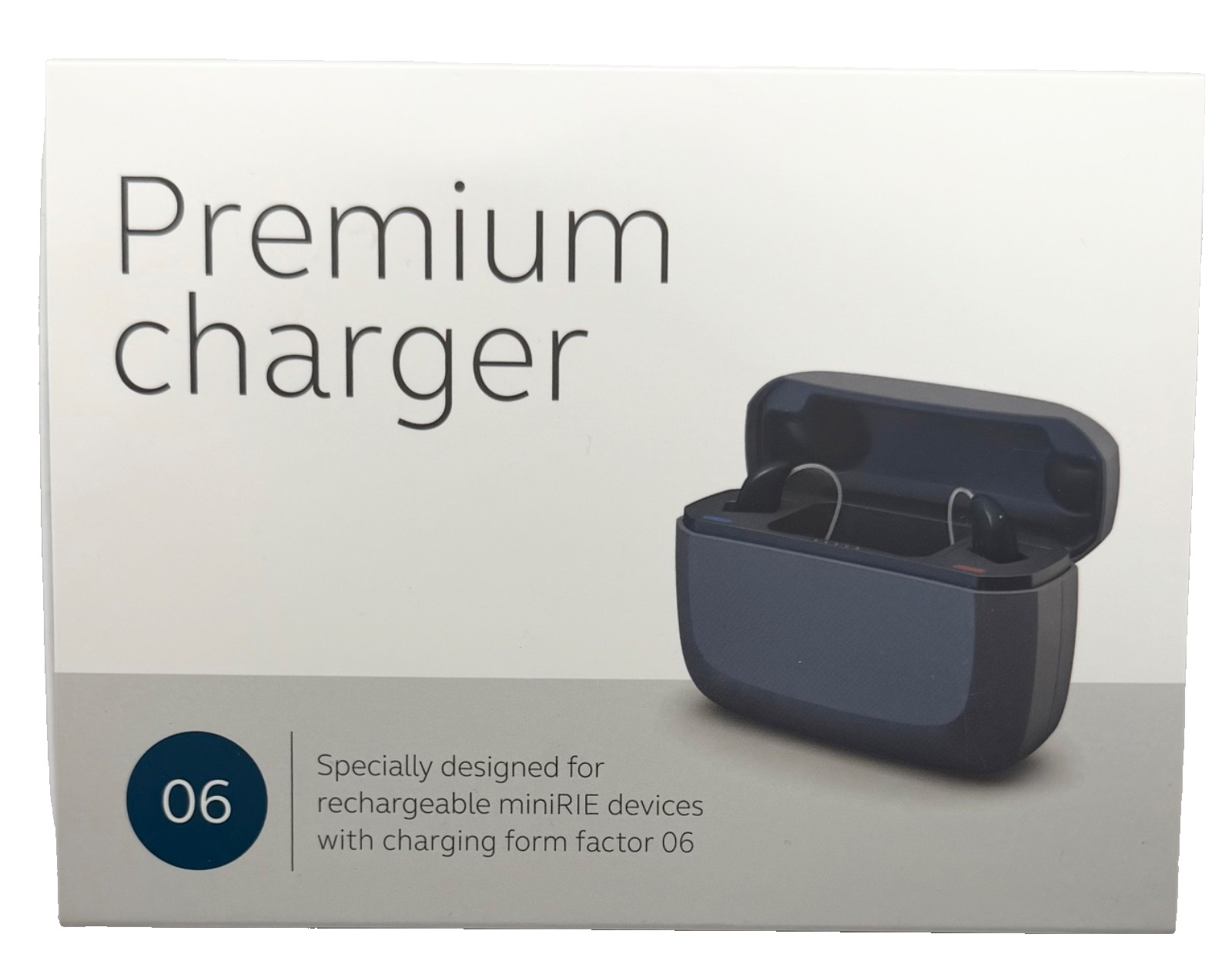 Resound OMNIA miniRIE Premium Charger For Rechargeable Devices | Form Factor 06