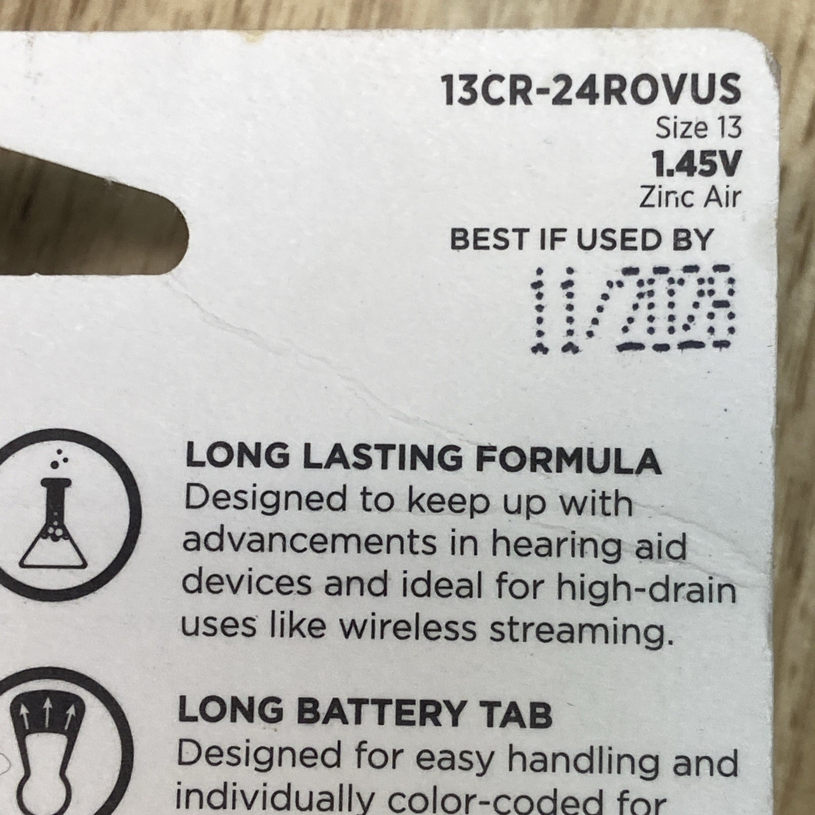 Rayovac Hearing Aid Batteries-24 Pack Size 13-Expiration Date Nov 2028