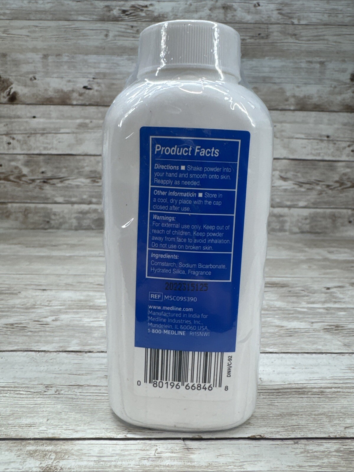 MEDLINE BODY POWDER PROTECT CORNSTARCH SOOTHE & COOL *Lot of 4* 4OZ BOTTLE (NEW)