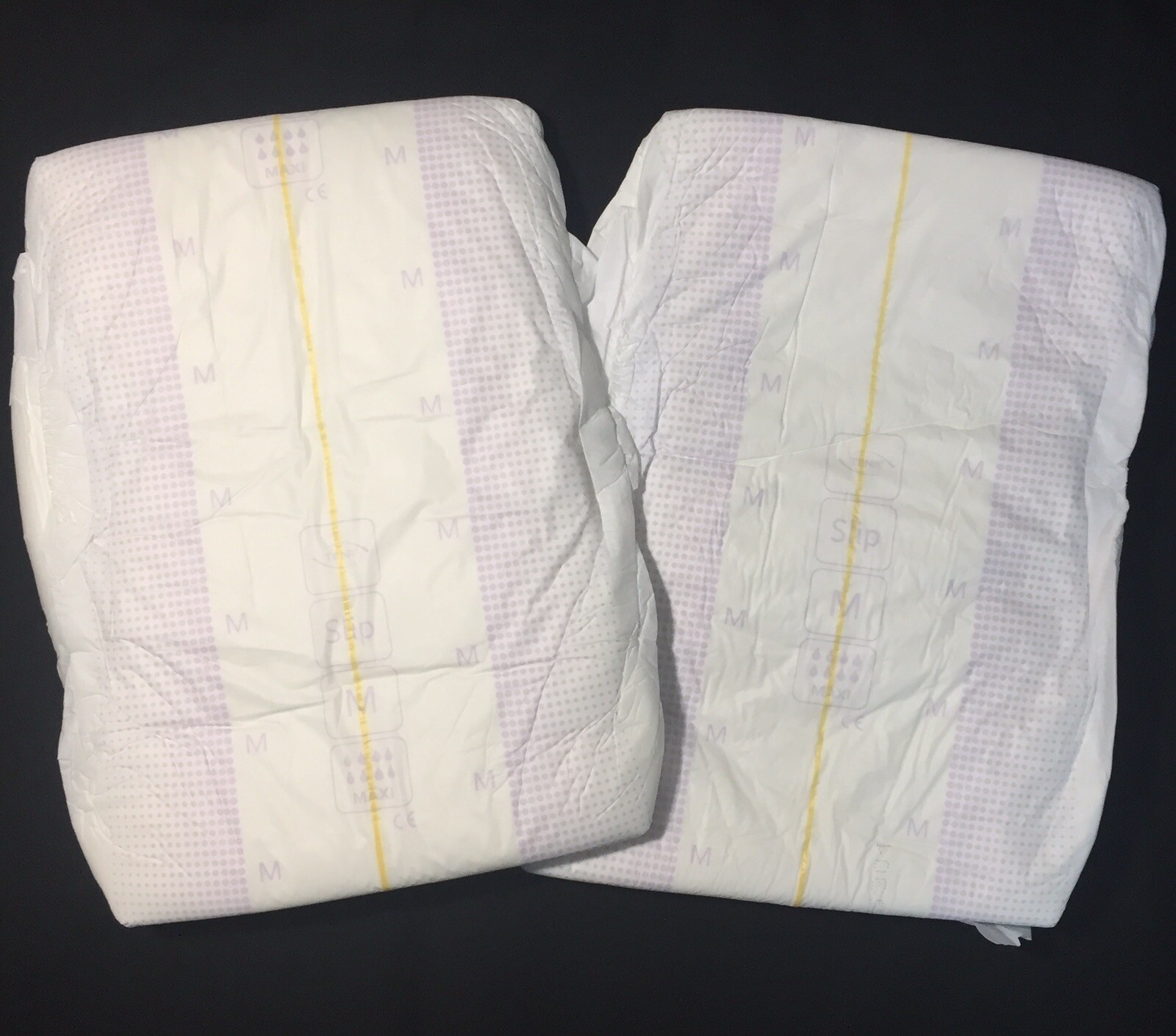 Tena Slip Active Fit Maxi Medium Plastic Backed Adult Diapers/Briefs 2 Pk Sample