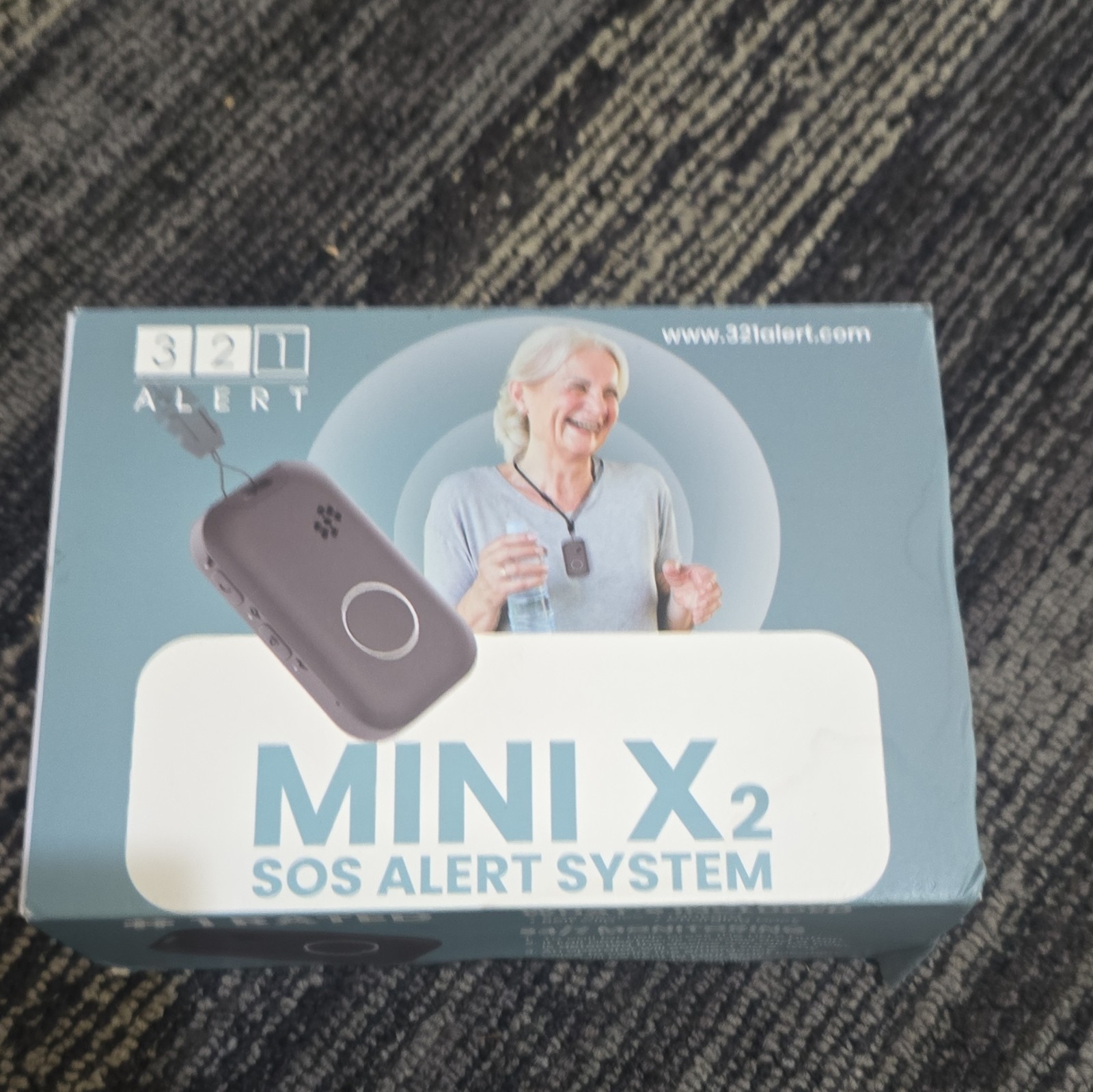 321 Alert Mini X2 SOS Mobile GPS Alert Device, 4G LTE, GPS, WiFi, Fall Detect