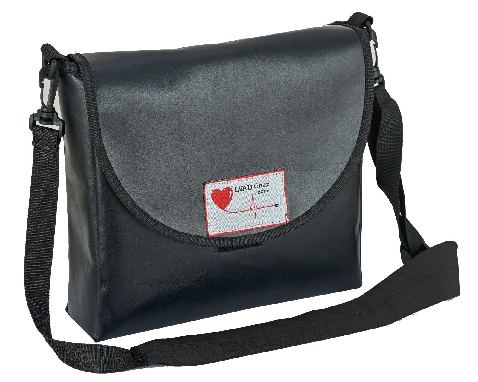LVAD Hearmate 2 & 3 Black Travel Messenger Medical Bag For LVAD Accessories US