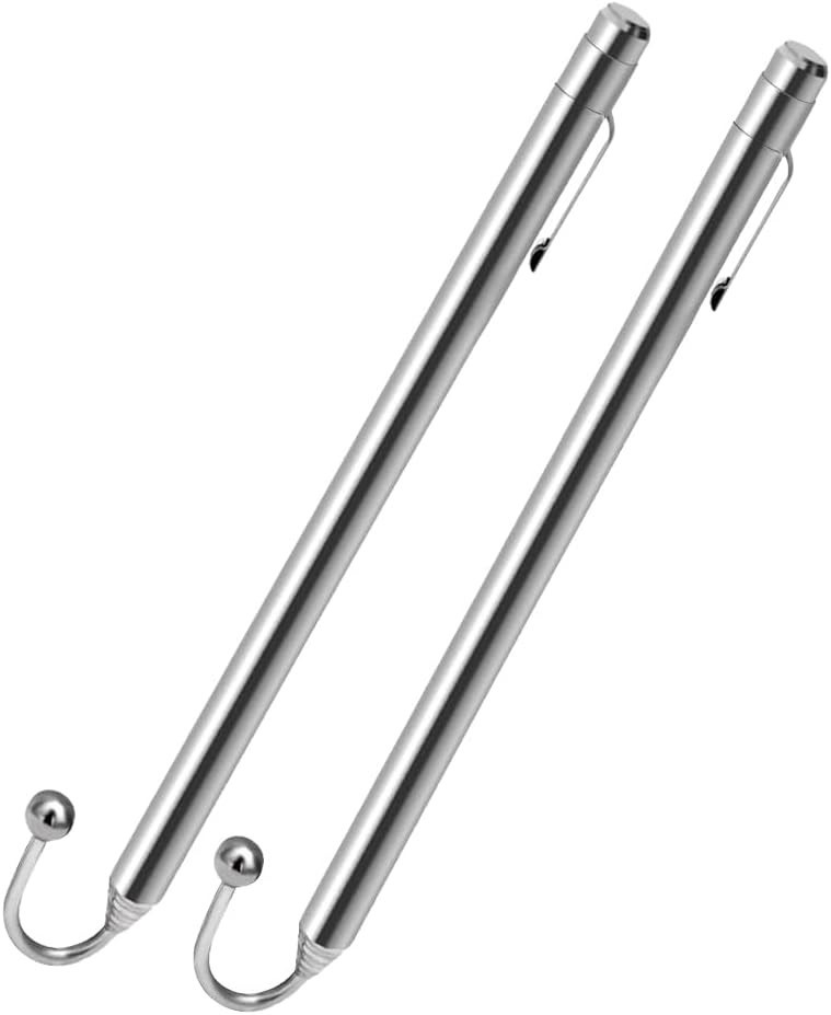 CKZYHHJ Telescoping Wire Reacher Pole, 38 Inch Extended Length, 7.8Inch Colla…