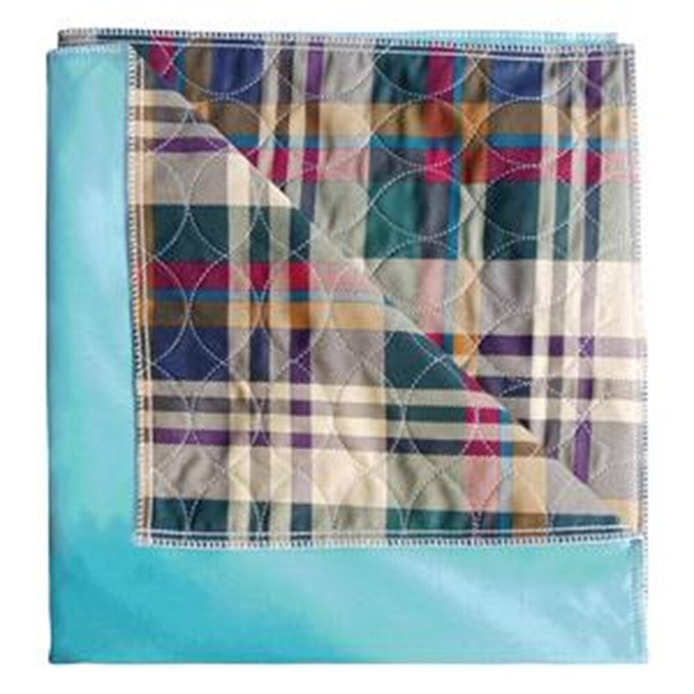 Cardinal Essentials Reusable Underpad Quilted PVC Backing Plaid 34″ x 36″ EA