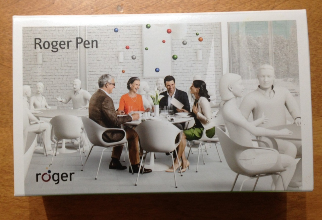 Phonak Roger FM Pen 1.1 (Wireless Microphone) with Charging Base & Roger X NEW