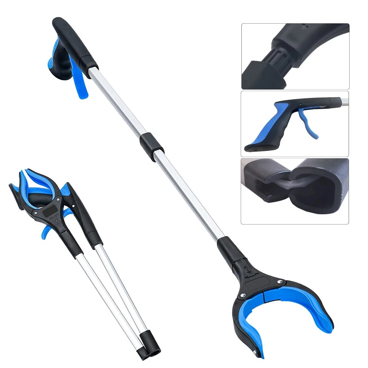 Foldable Grabber Garbage Pliers Trash Collection Tool for Outdoor Cleanup