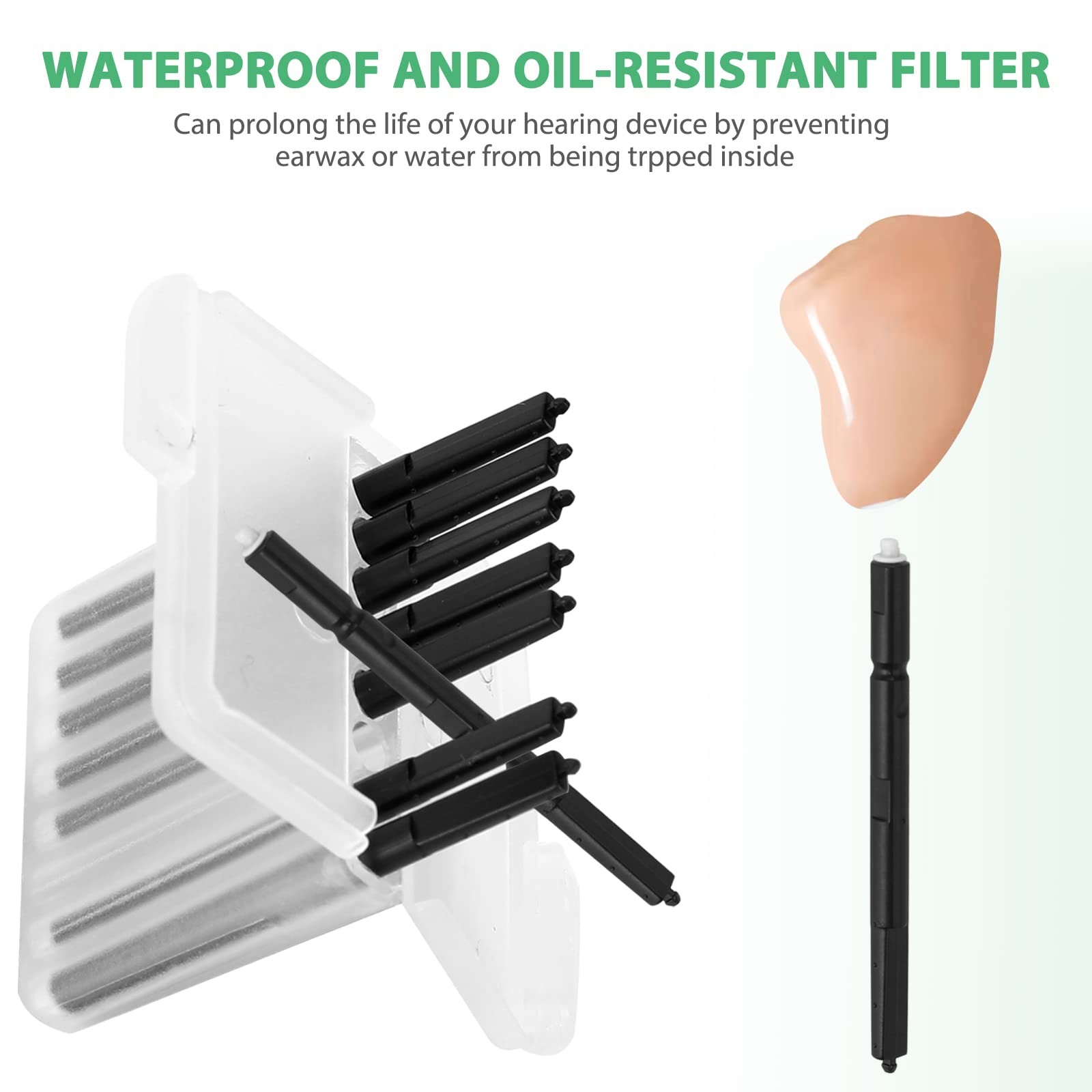 Wax Guard Filters for Hearing Aid, Aid Phonak, 4 Pack