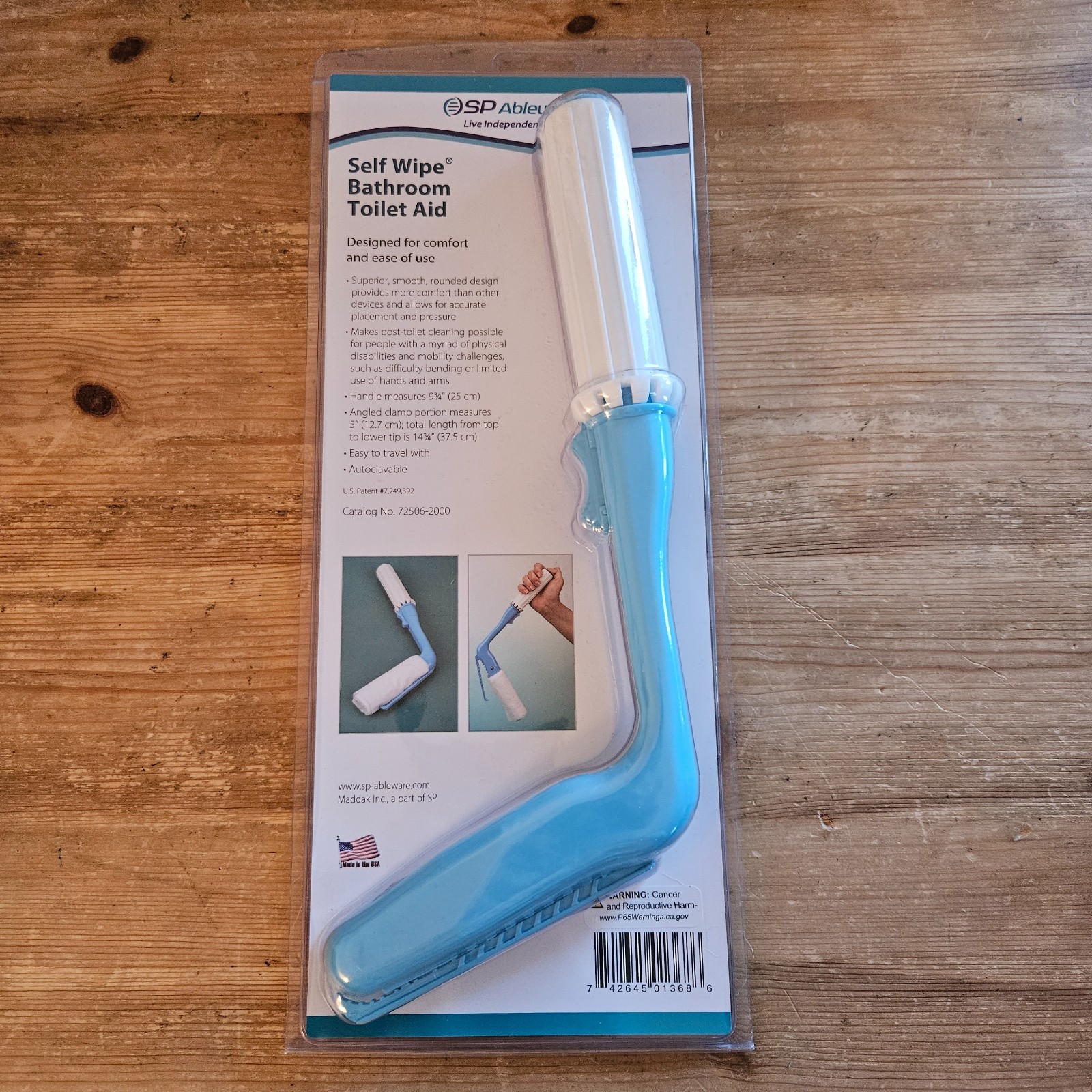 Self Wipe Bathroom Toilet Aid Live Independently Ableware 72506-2000 New