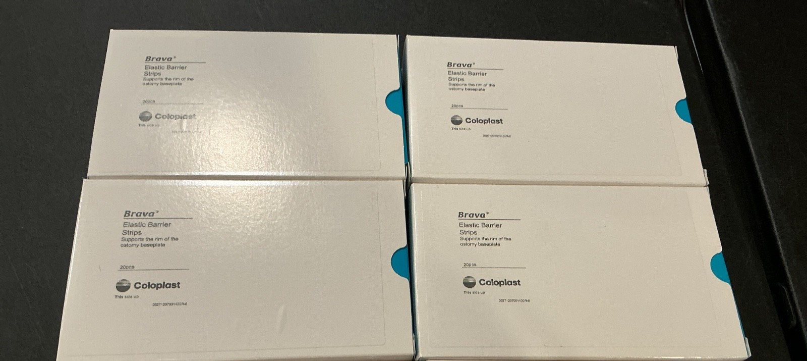 80 (4 Boxes of 20) Coloplast 120700 Brava Elastic Barrier Strips