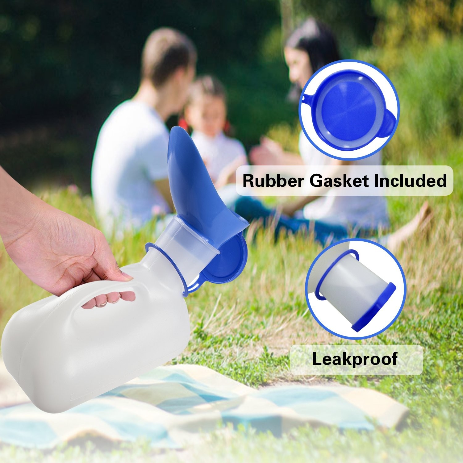 Unisex Urinal, Portable Toilet Urinal for Men and Women, Pee Bottle with a Se…