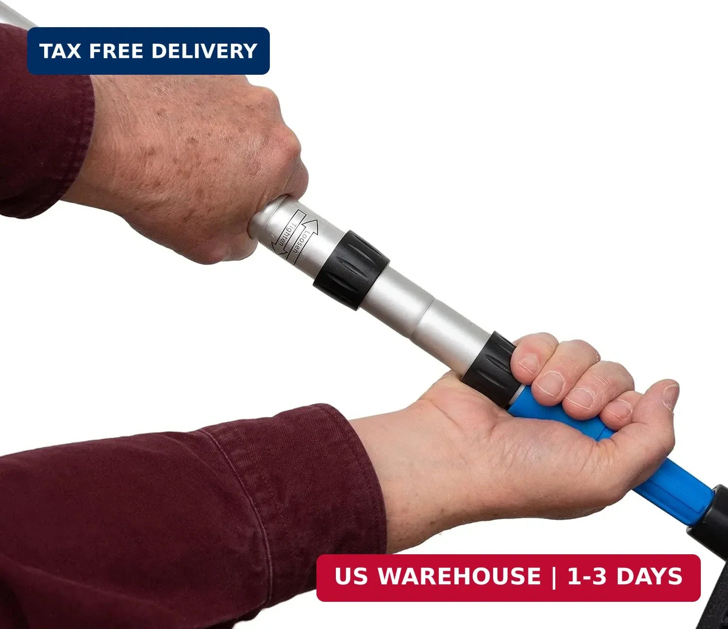 GRAB-IT 6 ft Truck Cargo Retriever | Heavy Duty Grabber Reach Tool – 110 Pound P