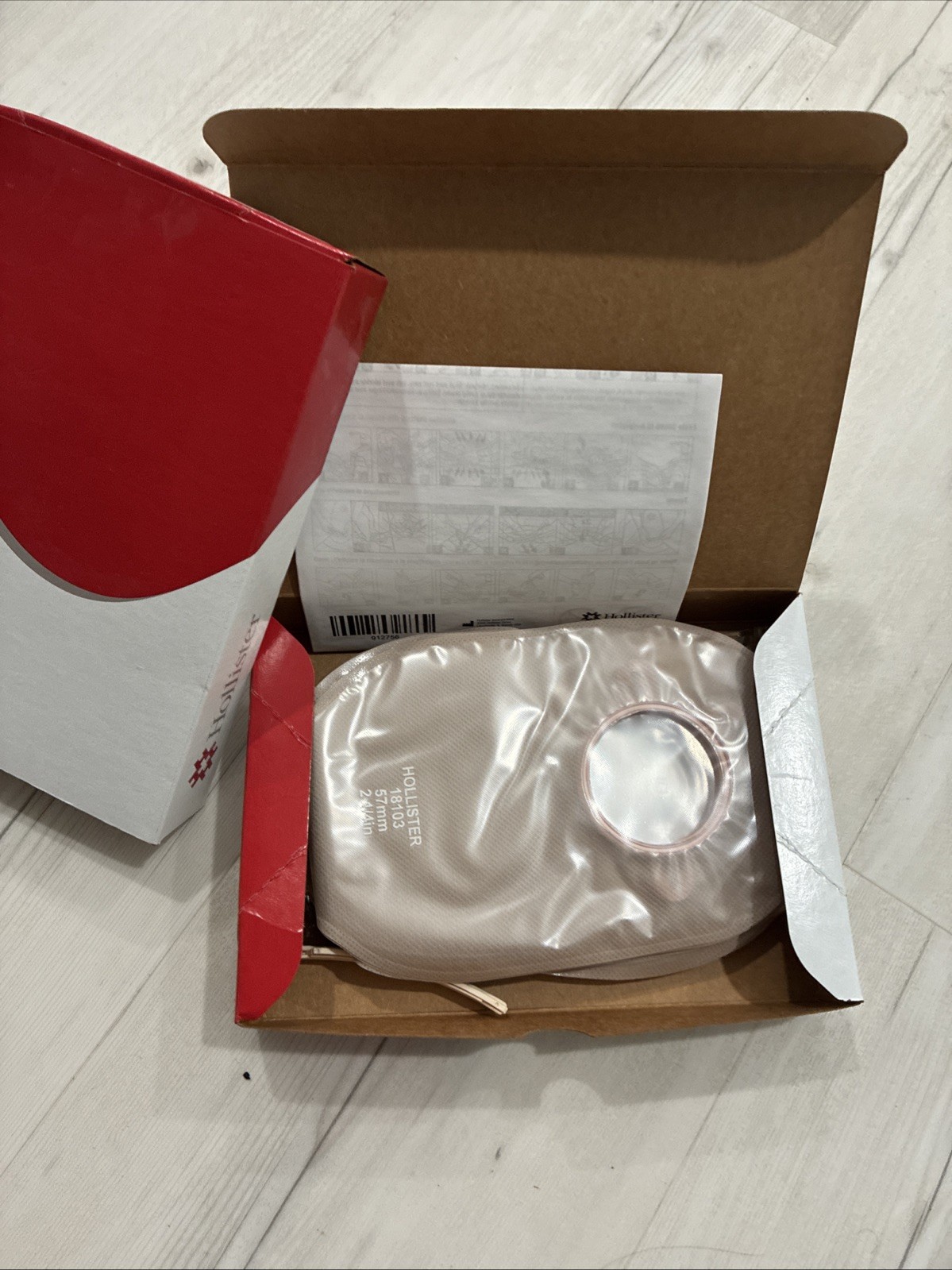 10 HOLLISTER 18103 Ostomy Pouch Two-Piece 2 1/4″ Flange Drainable Exp 2029-31