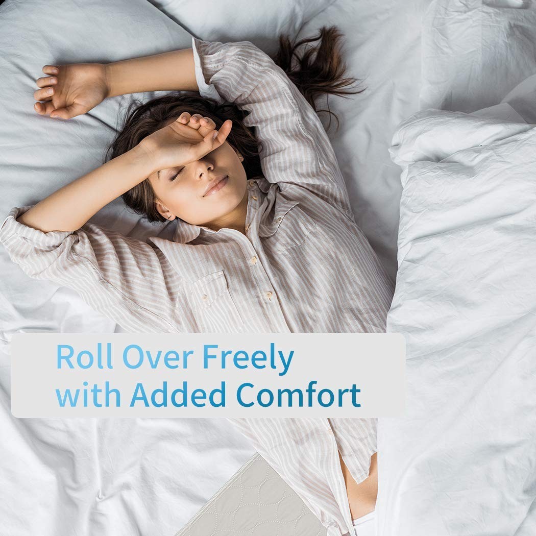 XXL Waterproof Washable Bed Pad 36×76 Inch – Nonslip Incontinence Underpads for