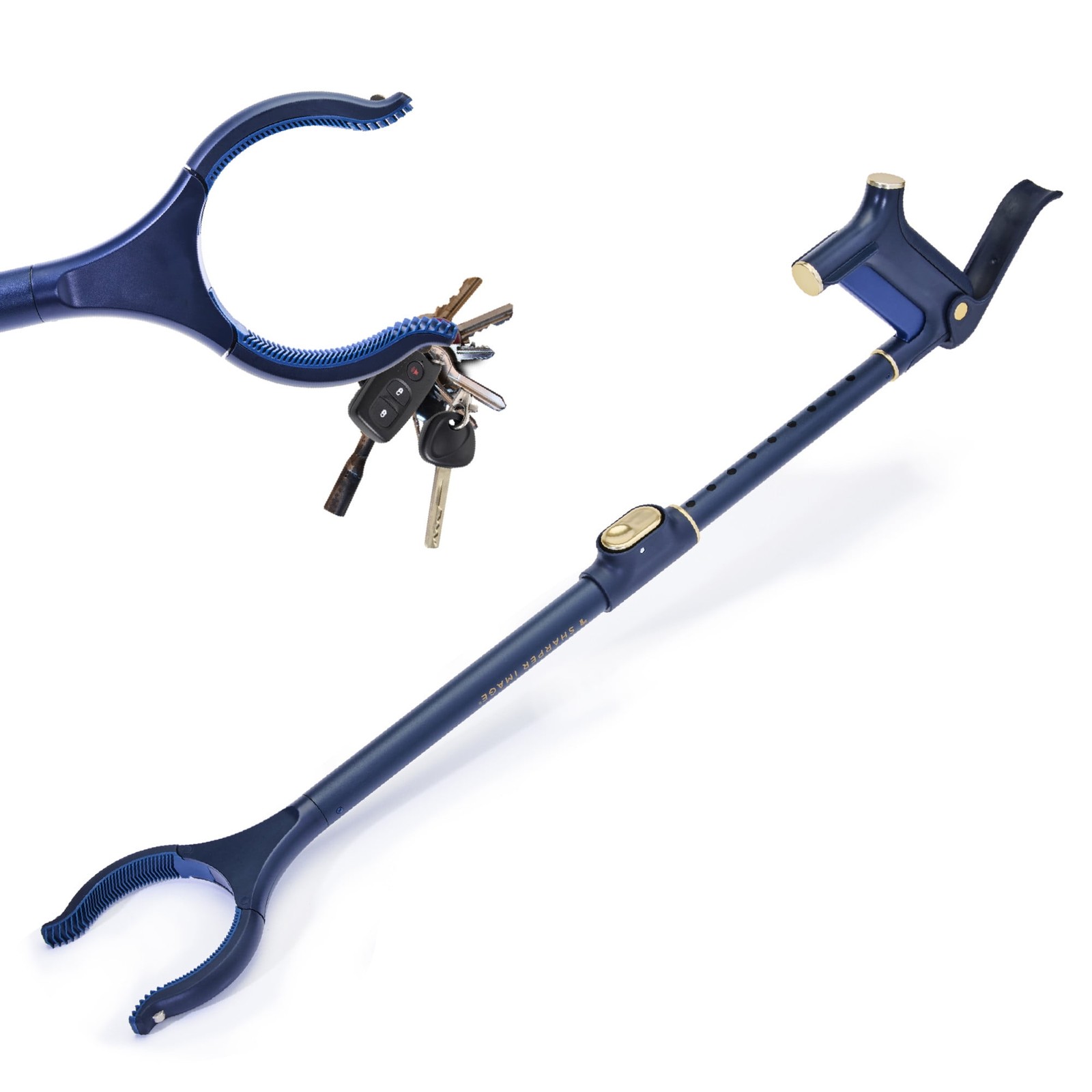Sharper Image Deluxe Grabber Reacher Tool, 7 lb Lifting Capacity, Magnetic Picku