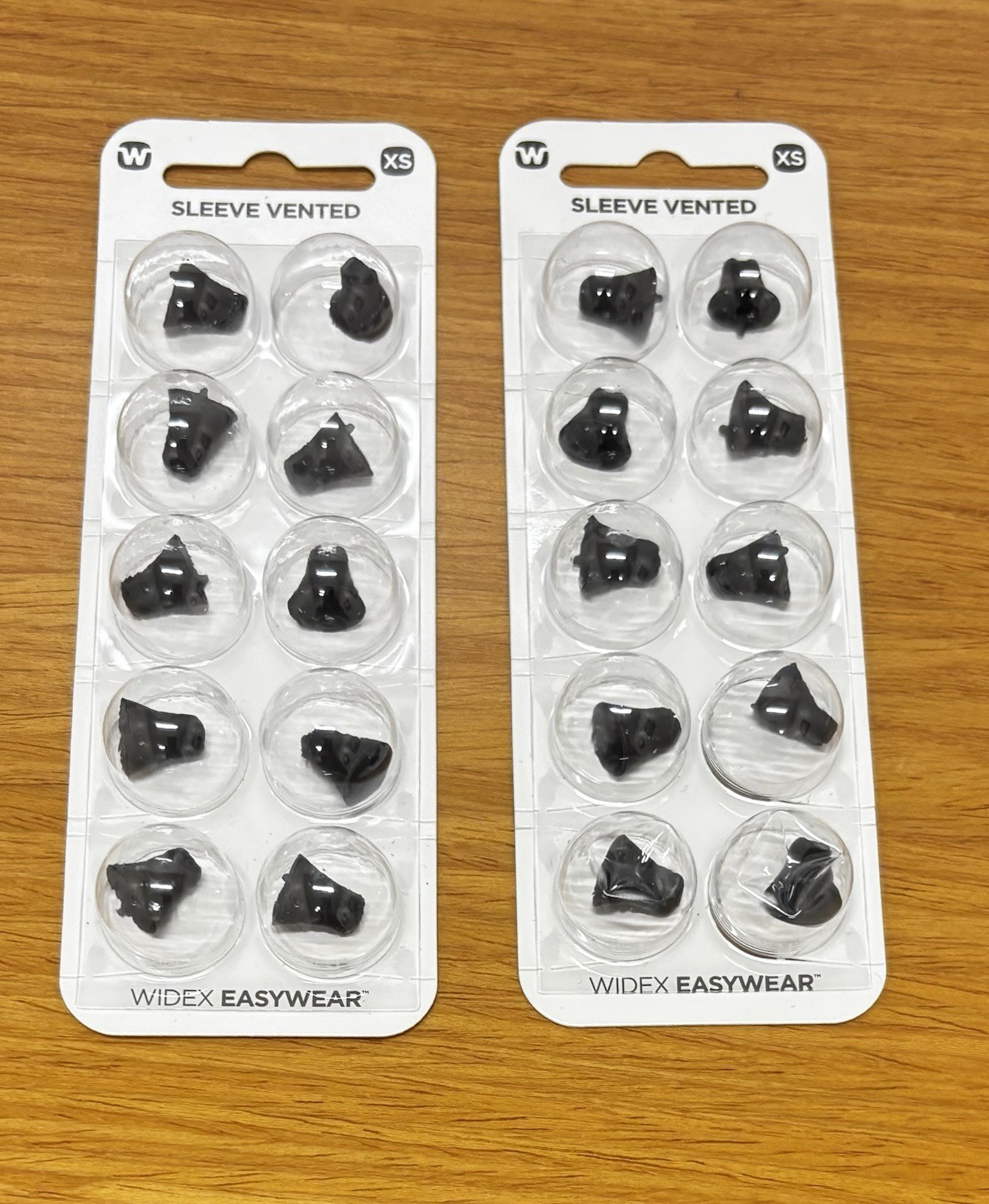 Widex Extra Small XS Vented Sleeve Hearing Aid Domes Lot Of 2 10 Pack