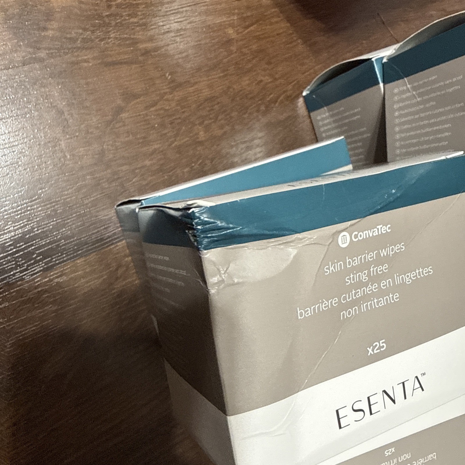 ConvaTec Esenta 423392 skin barrier wipes 25Ct Each / Lot Of 5 Boxes