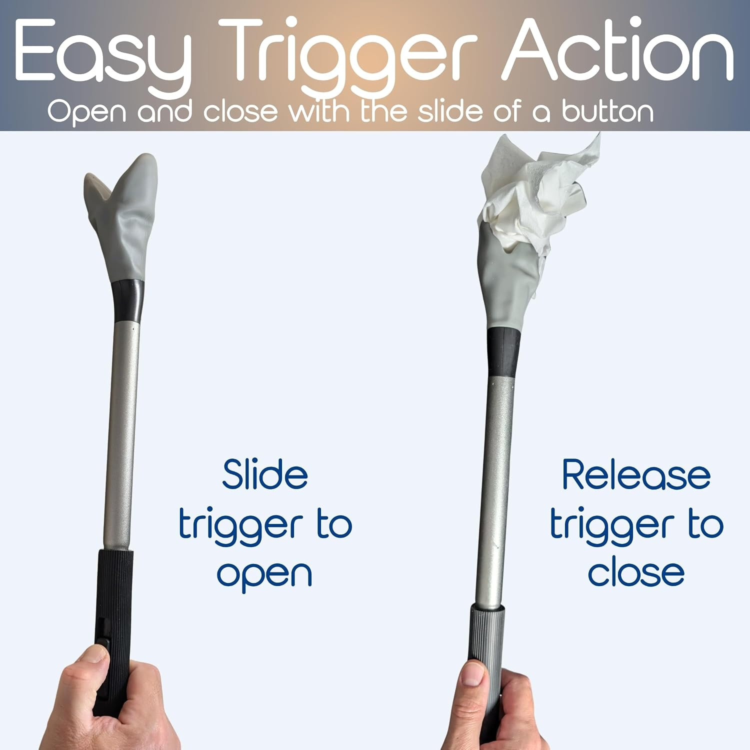 Bottom Wiping Aid to Grab Toilet Paper & Extend Reach – Bathroom Buddy for Wipin
