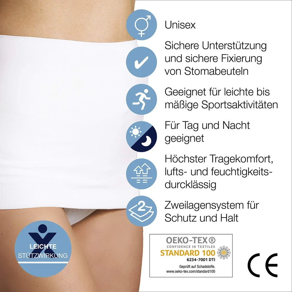 TYTEX Corsinel StomaSafe Plus Ostomy Support/Hernia Garment 321660 LG/XL 1 Count
