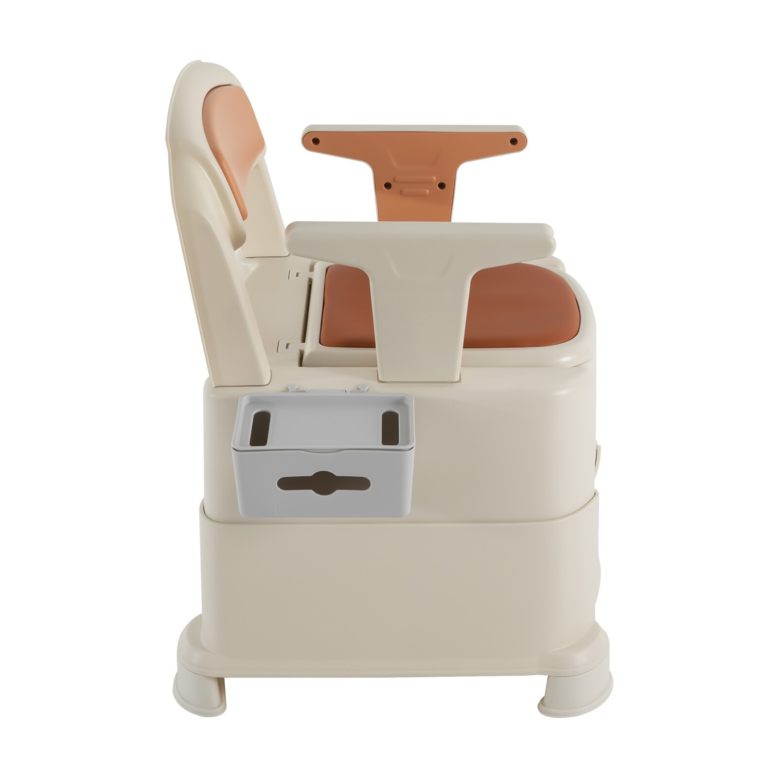 For The Elderly and The Sick TPE Home Portable Toilet with Sensor Night Light