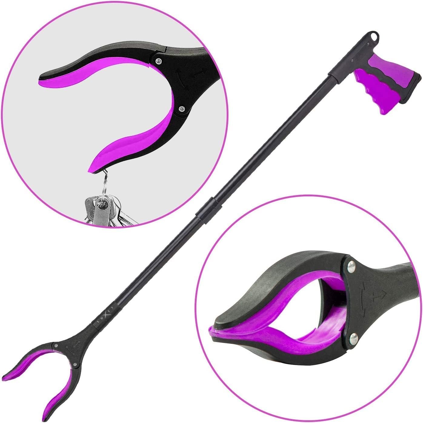 Grabber Reacher Tool – 2 Pack – Latest Version Long 32 Inch Foldable Pick Up