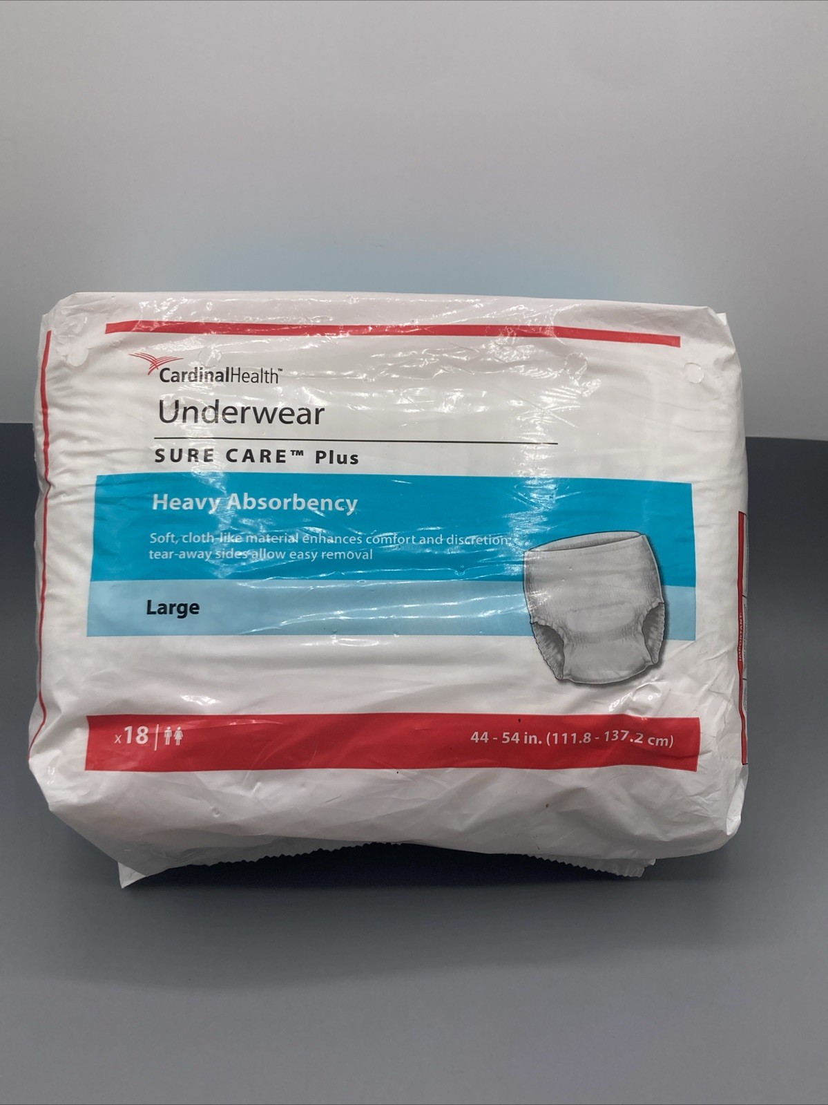 Cardinal Health Sure Care Plus Underwear Large Heavy Absorbency 18 Pack-NEW!!!