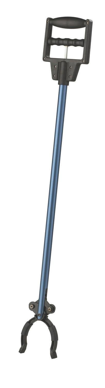 31 inch Reacher Grabber Tool 5 lb Weight Capacity Blue Lightweight Aid