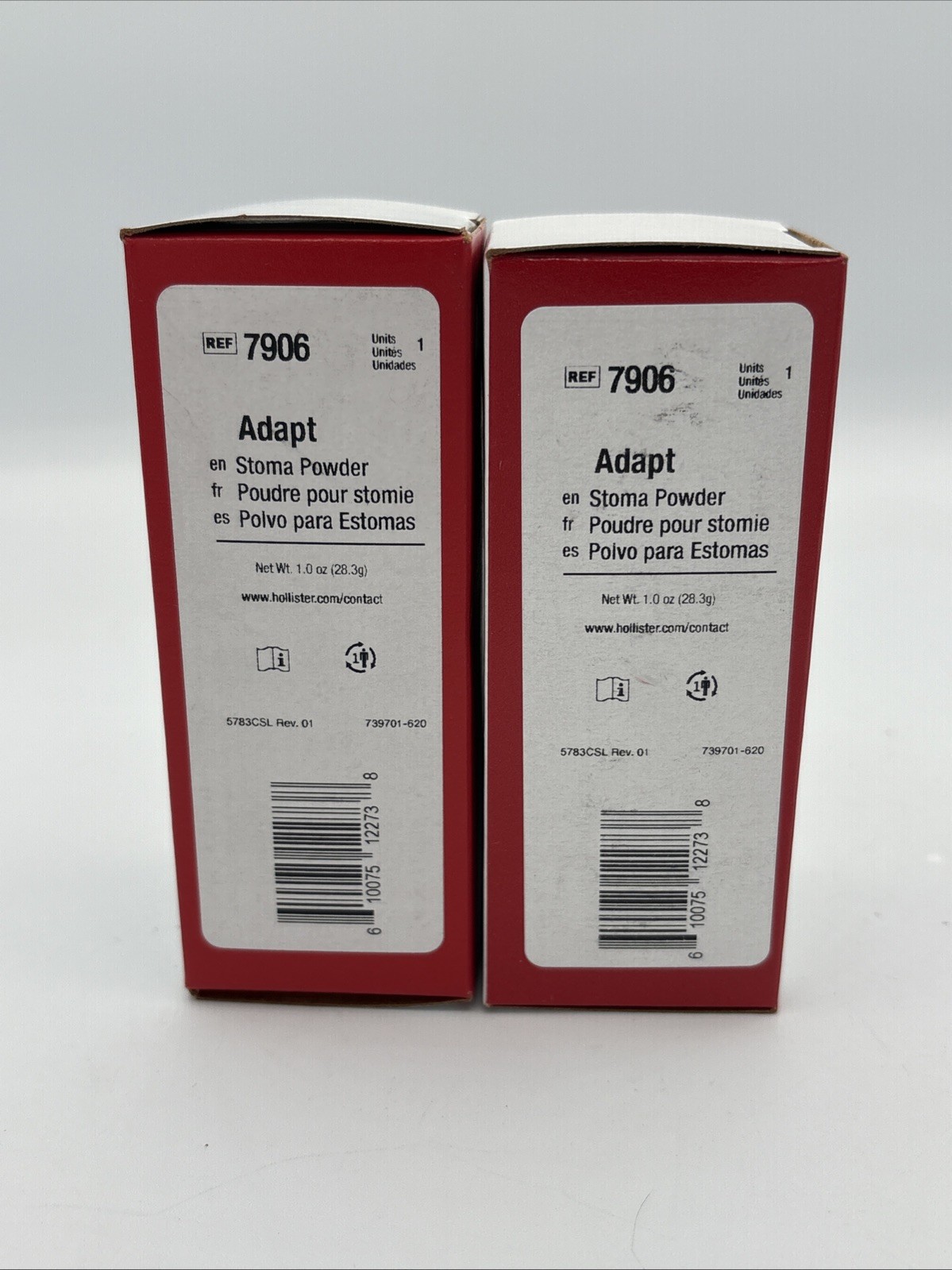 2 Boxes Hollister 7906 1oz Bottles Adapt Ostomy Stoma Powder Exp 2028/2029