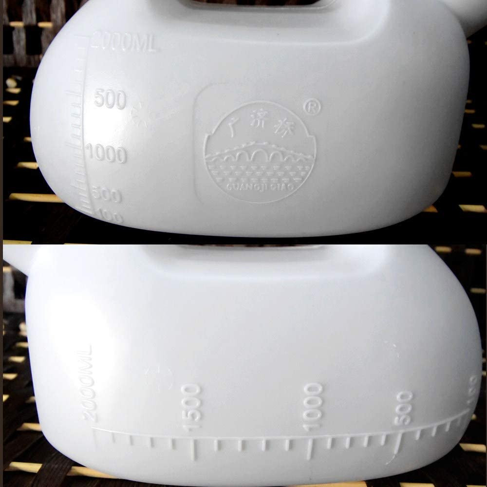 2000Ml Men Portable Potty Pee Bottle 130 Cm Tube Hospital Male Urinal Collector