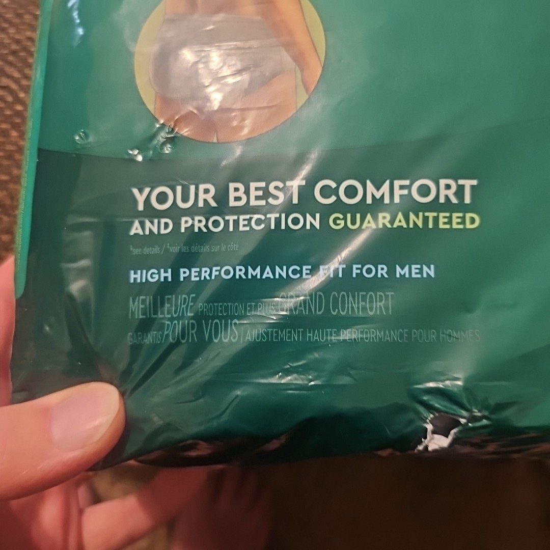 Depend Fit Flex Mens Incontinence Underwear Large LG Max Absorbency 28 Ct