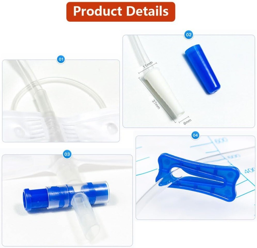Condom Catheter External self Sealing Set 10Pcs Male Condom Catheter 2Pcs 1000ml