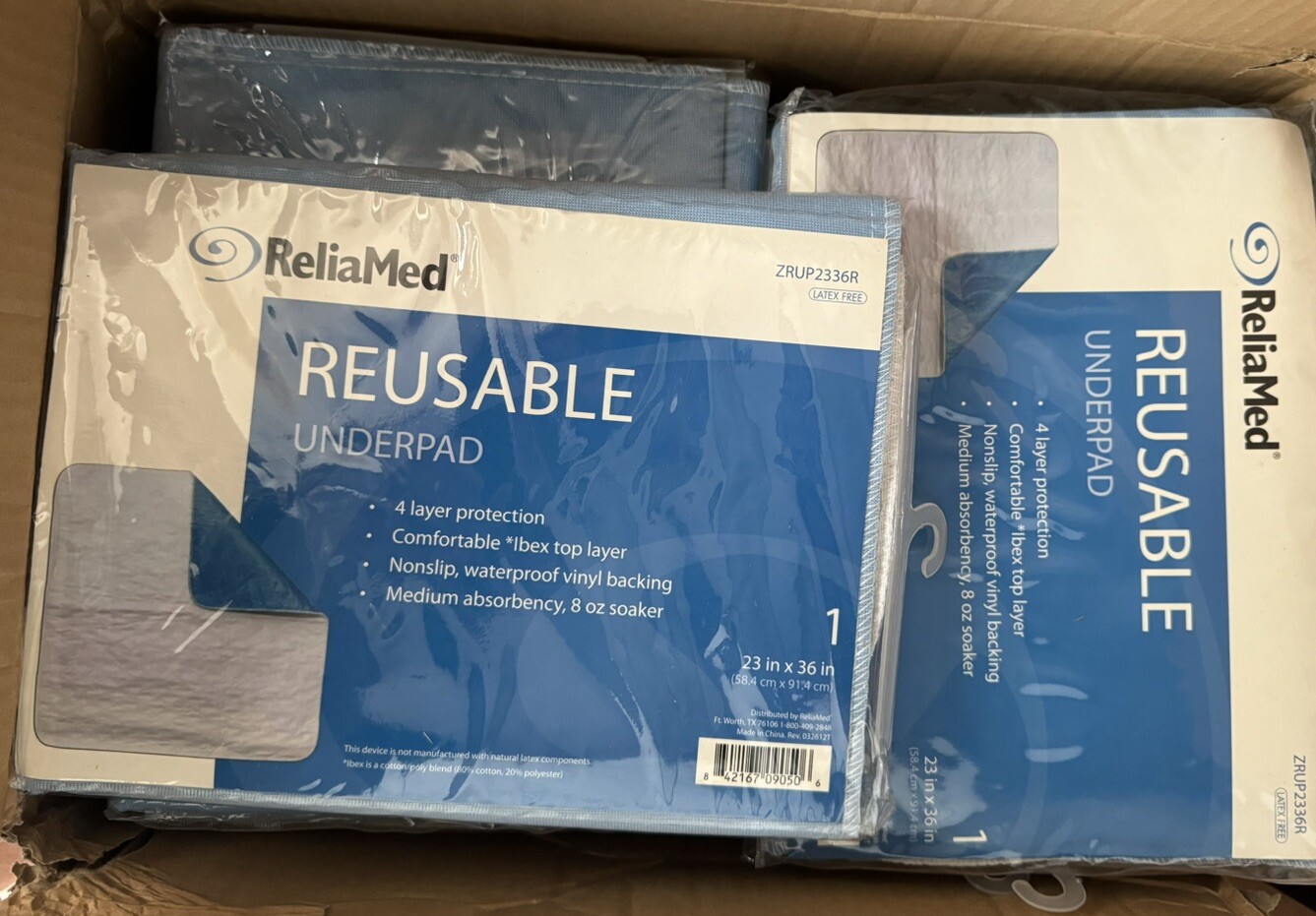 ZRUP2336R – ReliaMed Reusable Underpad 23 x 36