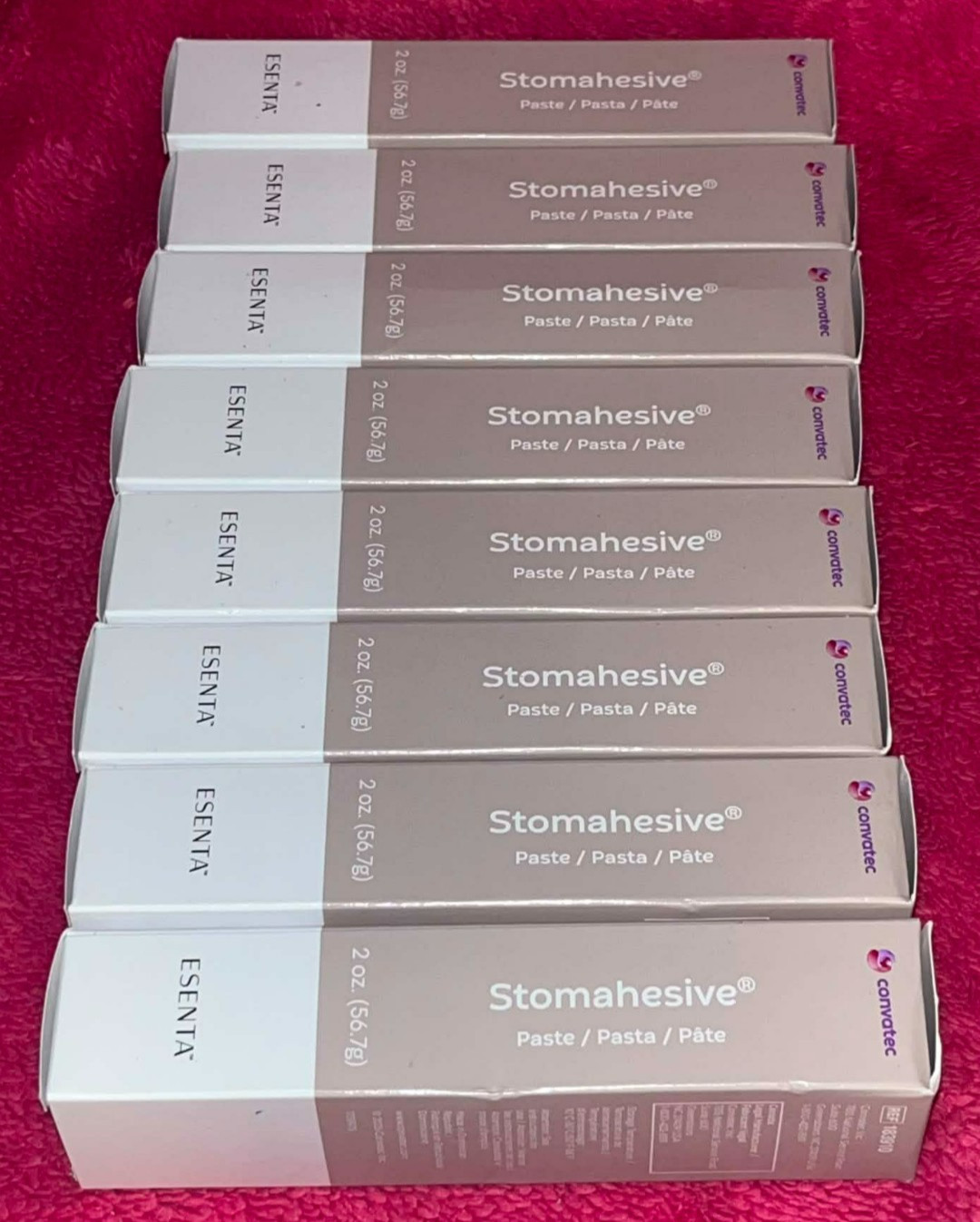ConvaTec Esenta Stomahesive 2oz Stoma Paste exp. 2031 8 Tubes NEW