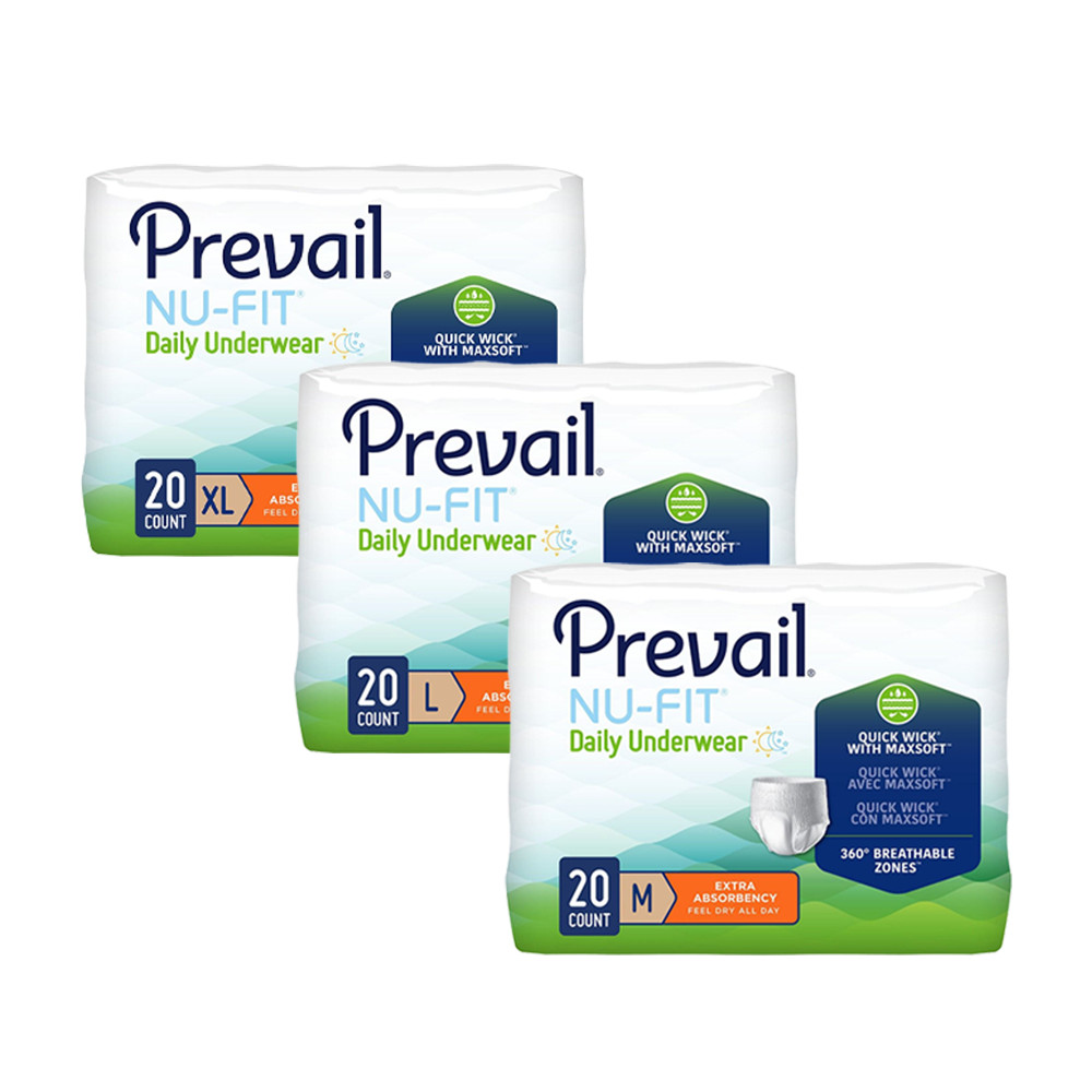 Prevail NU-FIT Daily Underwear Medium/Extra Absorbency
