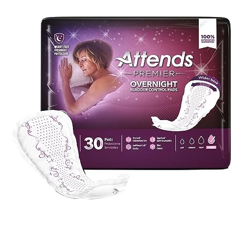 Bladder Control Pad Heavy Absorbency One Size Fits Most, 4 Bags per Case